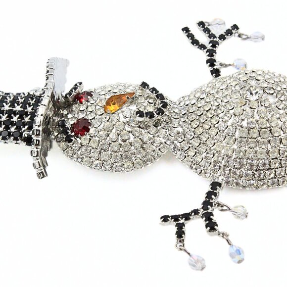 Kirks Folly Limited Edition 068/500 Massive Snowman Brooch - Picture 4 of 12